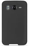 Silicone Skin BLACK Sleeve Rubber Soft Cover Case for HTC INSPIRE 4G & DESI ....