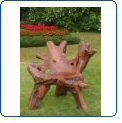 Bighorn Teak Wood Root Chair
