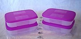 Tupperware Freezer Mates 4 Piece Small Set