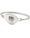 Baroni Children's Oval Angel Bangle Bracelet (length: 5")