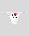 White Thong with I Love Cissy