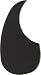 ACOUSTIC PICKGUARD BLACK LH
