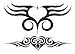 Tribal Heart Temporary Tattoo