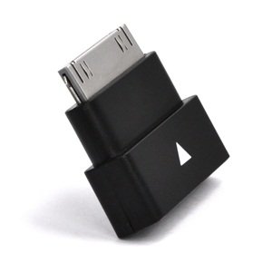 Cosmos � Black Dock Extender 30-Pin Converter for iPhone 4, iPod ,iPad 2 + Free Cosmos Cable Tie