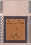 Votivo Black Ginger Aromatic Candle in Glass