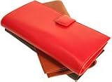 Review   / Floto Red Leather Document Folder - checkbook wallet
