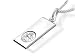 Silver Small Ingot With St Christopher Pendant and Chain