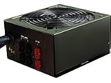 RASURBO Netzteil REALPOWER RAPM650 80Plus modular 650W 135mm Silentluefter 4xPCIe 5xSATA ATX12V2.3 aktiv PFC EuP ready gruen schwarz