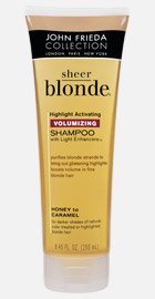 John Frieda Sheer Blonde Highlight Activating Volumizing Shampoo - Honey to Caramel - 8.45 fl. oz