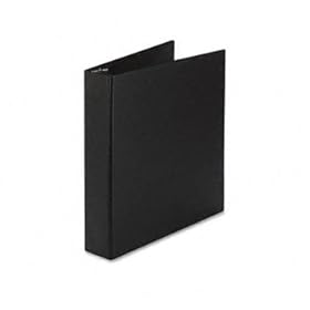 Durable Slant Ring Reference Binder, 1-1/2 Capacity, Black