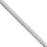 Sterling Silver 2.4mm Fancy Chain Necklace - 24 Inch - Italian
