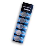 10 CR2450 Lithium Button Cell batteries, 5-Pcs Card X2