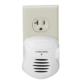Black and Decker EW411-4P Ultrasonic Pest Repeller, White by 