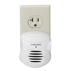 Black and Decker EW411-4P Ultrasonic Pest Repeller, White by 