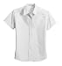 NEW Port Authority - Ladies Short Sleeve Easy Care, Soil Resistant Shirt White-XS