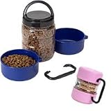 Gamma Vittles Vault TRAVEL-tainer Portable Pet Food Container 4-quart capacity pink-color