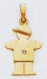 Boy Diamond Childs Charm - XK457AA