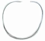 Silverflake -Flat Open Choker 3 mm