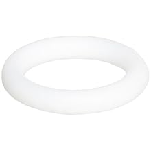 PTFE O-Ring, 55D Durometer, Round, White