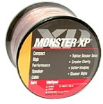 MONSTER CABLE XPNWMS30 30' MiniSpool Speaker Wire in White