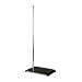 American Educational Stamped Steel Support Ring Stand with Acid Resistant Finish, 9" Length x 6" Width Base Size