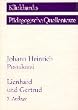 Lienhard und Gertrud: Ein Buch f�r das Volk