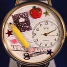 21X1u7NQFqL. SL160  Teacher Watch in Silver