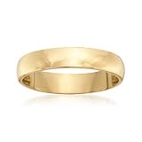 Women's 4mm 14kt Yellow Gold Wedding Ring