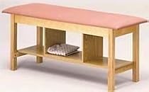 H-Brace Treatment Table W/ Shelf And Dividers 27"x72"x31"