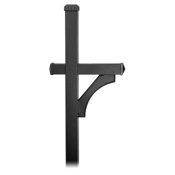 Deluxe In-ground Mounted Post - Black