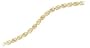Mt. Rushmore Black Hills Gold� 10K Square Link Leaf Bracelet