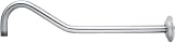 17 Long Chrome Shower Head Showerhead Wall Arm+Flange