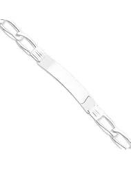 Sterling Silver ID Open Link Bracelet