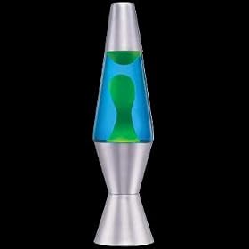 Lava Lamp 8 Oz. - Yellow Wax with Blue Liquid by Lava Brand