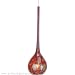 Madeleine - red / satin nickel