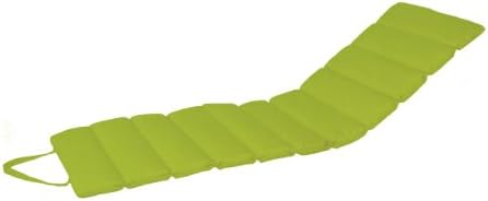 Paradise Cushions Indoor/Outdoor Roll-Up Channel Chaise Cushion, Kiwi