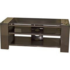 Techcraft 50IN Wide Tv Stand Black Glass Top