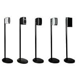 Polk Audio SA2 RM satellite speaker stands Titanium finish