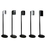 Polk Audio SA2 RM satellite speaker stands Titanium finish by Polk Audio