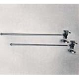 1/2 Comp X 3/8 Cross Lavatory Supply Kit Chrome Plated
