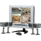4-Channel Triplex Network DVR with 160GB HDD