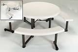 44" Round Picnic Table