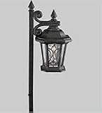 Progress Lighting P5276-71 Cranbrook, Gilded Iron Path Light w/ Tiffany Art Glass