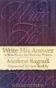 Write His Answer: A Bible Study for Christian Writers, 2nd Edition