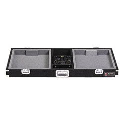Odyssey CDJ10E Carpeted Dj Coffin With Surface Mount Latches For A 10 Mixer And 2 Turntables In Standard Position