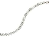 Ladies 2 Row 3 prong Round Diamond Tennis Bracelet Diamond 5.00cttw G/h I1