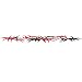 TRIBAL THORNS Arm Band Temporary Tattoo 1.5x9