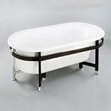 Kohler Iron Works Tellieur Bath w/ Biscuit exterior and Black Forest Surround - K-727-2B