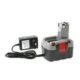Premium Akku für Bosch Bohrschrauber GSR 14,4VE2 O-Pack Li-Ion inkl. Ladegerät, Li-Ion, 14,4V