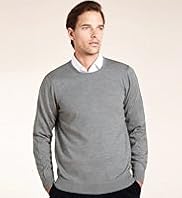 2" Longer Collezione Pure Merino Wool Jumper